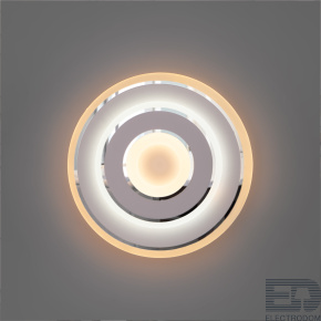 Настенный светодиодный светильник Eurosvet Contorni 90185/1 белый/хром - цена и фото