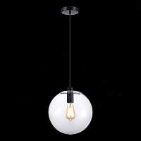 ST LUCE SL1056.423.01 Подвес ST-Luce Черный/Прозрачный E27 1*60W - цена и фото