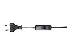Шнур с переключ черный (2м)(10шт в упаковке) 230V AC 50Hz (max 2A) Kink Light A2300,19 - цена и фото