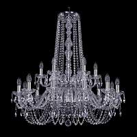 Подвесная люстра Bohemia Ivele 1402/12+6/300/h-91/2d Ni - цена и фото