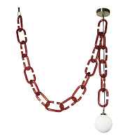 Подвесной Светильник Chain 10128C Red - цена и фото Подвесной Светильник Chain 10128C Red - цена и фото