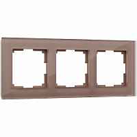 Werkel Рамка на 3 поста (латте, Favorit) / W0031142 Werkel Рамка на 3 поста (латте, Favorit) / W0031142