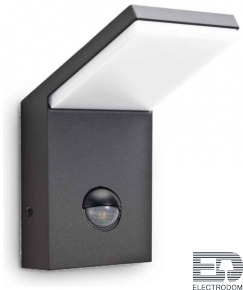 Уличный настенный светодиодный светильник Ideal Lux Style Ap Sensor Antracite 4000K 221519 - цена и фото