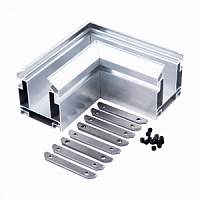 ST LUCE ST003.199.02 Угол- соединитель(8 прямых соединителей+16 винтов в комплекте) для ST003.129.02 (S23) ST-Luce Серебристый - цена и фото