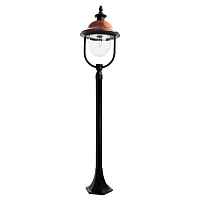 Уличный светильник на столбе Arte Lamp Barcelona A1486PA-1BK - цена и фото