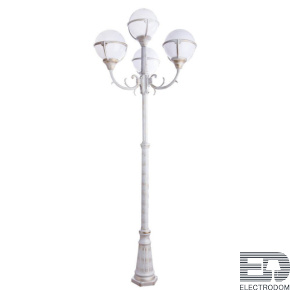 Уличный светильник на столбе Arte Lamp Monaco A1497PA-4WG - цена и фото