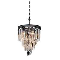 Подвесная хрустальная люстра V5291 Vitaluce V5291-1/6+3+1 - цена и фото Подвесная хрустальная люстра V5291 Vitaluce V5291-1/6+3+1 - цена и фото