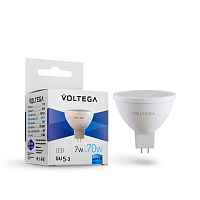 Лампа светодиодная Voltega GU5.3 7W 4000К матовая 7059 - цена и фото