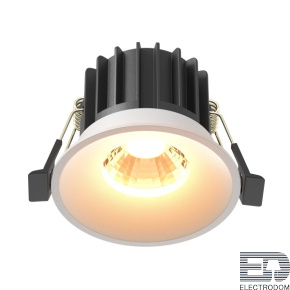 Встраиваемый светодиодный светильник Maytoni Technical Round DL058-12W2.7K-W - цена и фото