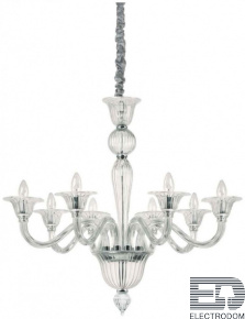 Подвесная люстра Ideal Lux Brigitta SP8 Trasparente 199382 - цена и фото
