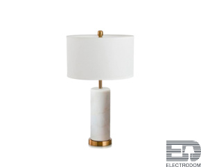 Kink Light 07700-2T,01-20(01) Настольная лампа Тайла белый/бронза d38 h65 E27 1*40W - цена и фото