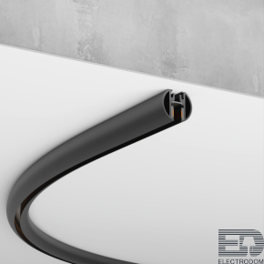 Mini Magnetic Шинопровод накладной Round черный Ø1200 мм Elektrostandard 85168/00 - цена и фото