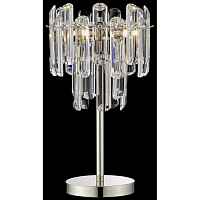 Настольная лампа Wertmark WE107.03.104 Lazzara никель E14 40 Вт - цена и фото