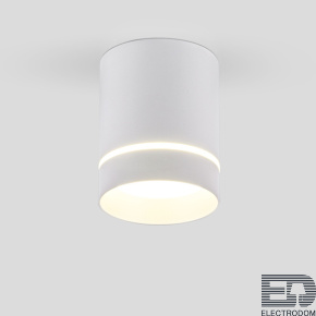 Накладной акцентный светодиодный светильник Elektrostandard DLR021 9W 4200K белый матовый - цена и фото