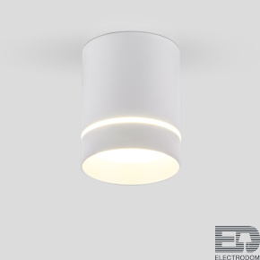 Накладной акцентный светодиодный светильник Elektrostandard DLR021 9W 4200K белый матовый - цена и фото