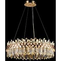 Подвесная люстра LED с пультом Wertmark WE104.03.303 DEBORA 170 Вт LED 3500K/6500K золото - цена и фото