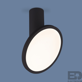 Накладной светодиодный светильник Elektrostandard DLS029 12W 4200K черный матовый - цена и фото