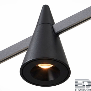 ST813.446.05 Магнитный трековый светильник FARM Черный LED 1*5W 4000K 325Lm Ra90 60 IP20 D70xH115 2 - цена и фото