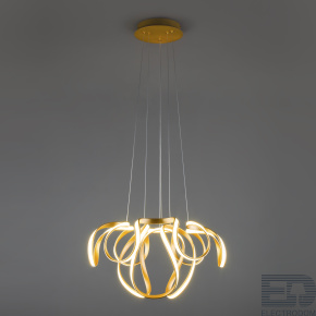 Подвесной светодиодный светильник Eurosvet 90138/2 золото (a043715) - цена и фото