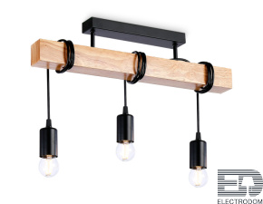 Подвесной светильник в стиле лофт TR8182/3 BK/LW Traditional - цена и фото