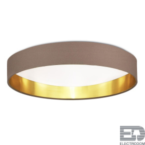 SLE300572-01 Светильник потолочный Никель/Темно-бежевый, Золотистый LED 1*50W 3000K/4000K/5000K - цена и фото