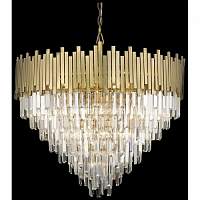 Люстра хрусталь Wertmark WE137.21.503 Calogera бронза E14 40 Вт - цена и фото