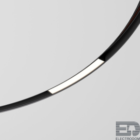 Slim Magnetic Трековый светильник для радиусного шинопровода 8W 4200K Planar чёрный Ø1200мм Elektrostandard 85181/01 - цена и фото
