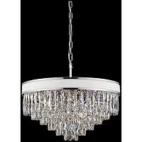 Хрустальная люстра Wertmark WE136.15.103 Clarissa E14 40 Вт хром, белый - цена и фото