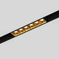 Elektrostandard Slim Magnetic Трековый светильник 6W 4000K Artas (чёрный/золото) 85101/01 - цена и фото