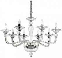 Подвесная люстра Ideal Lux Danieli SP8 Trasparente 159980 - цена и фото Подвесная люстра Ideal Lux Danieli SP8 Trasparente 159980 - цена и фото