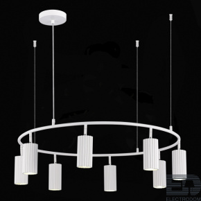 ST LUCE SL1213.503.08 Светильник подвесной ST-Luce Белый/Белый GU10 8*5W 4000K - цена и фото