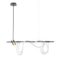 Подвесная светодиодная люстра Arte Lamp Klimt A2850SP-45BK - цена и фото