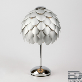 Bogate's Настольная лампа с металлическим абажуром 01099/1 серебряный / хром - цена и фото