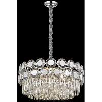 Люстра хрусталь Wertmark WE134.12.103 Claudia хром E14 40 Вт - цена и фото