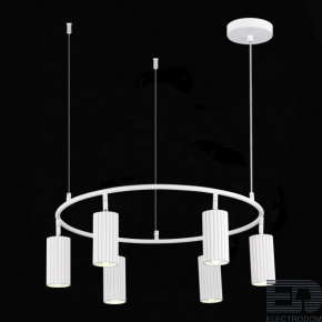 ST LUCE SL1213.503.06 Светильник подвесной ST-Luce Белый/Белый GU10 6*5W 4000K - цена и фото