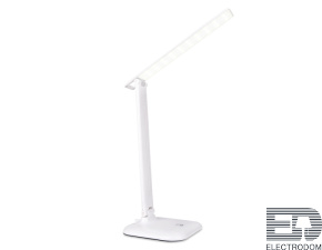 Светодиодная настольная лампа DE500 WH белый LED 4200K 9W - цена и фото