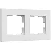 Werkel Рамка на 2 поста (белый матовый, Slab) / W0022961 Werkel Рамка на 2 поста (белый матовый, Slab) / W0022961