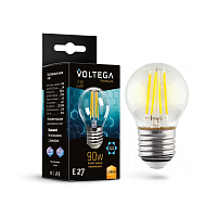Лампа светодиодная Voltega E27 6W 2700K прозрачная 7223 - цена и фото
