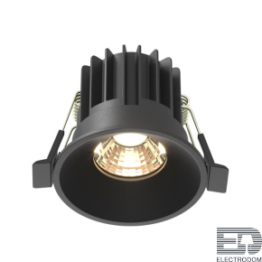 Встраиваемый светодиодный светильник Maytoni Round DL058-7W3K-B - цена и фото