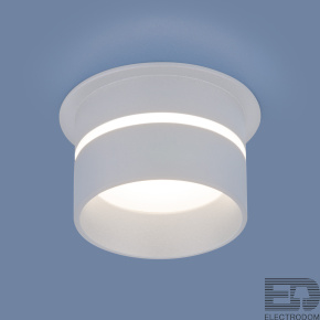 Встраиваемый точечный светильник Elektrostandart 6075 MR16 WH белый - цена и фото