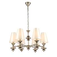 SL1137.103.06 Люстра подвесная Никель/Белый E14 6*40W - цена и фото