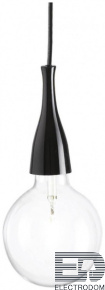 Подвесной светильник Ideal Lux Minimal SP1 Nero 009407 - цена и фото