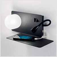 Бра Ideal Lux Book-2 Ap Nero 174846 - цена и фото Бра Ideal Lux Book-2 Ap Nero 174846 - цена и фото