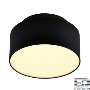 ST166.432.17 Светильник потолочный Черный LED 1*12+5W 3000K 1 190Lm Ra>90 120 ° IP20 D115xH62 85-265 - цена и фото