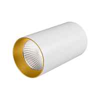 Светильник накладной SP-POLO-R85-1-15W Day White 40deg (White, Gold Ring) Arlight 022941 - цена и фото