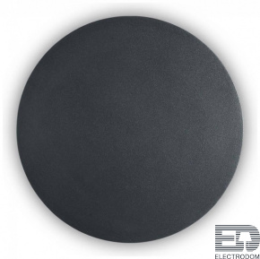 Настенно-потолочный светодиодный светильник Ideal Lux Cover Ap D15 Round Nero 195742 - цена и фото