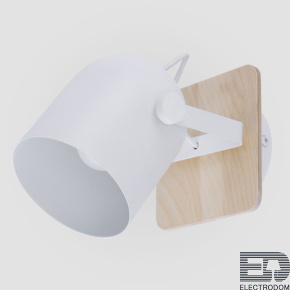 TK Lighting Спот с деревянным основанием 2625 Spectro White - цена и фото