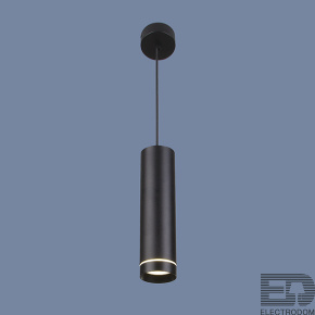 Подвесной светодиодный светильник Elektrostandart DLR023 12W 4200K черный матовый - цена и фото