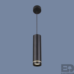Подвесной светодиодный светильник Elektrostandart DLR023 12W 4200K черный матовый - цена и фото