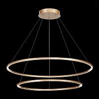 ST LUCE ST605.203.91 Cветильник подвесной SMART ST-Luce Золотистый/Белый LED 1*91W 2800-6500K - цена и фото